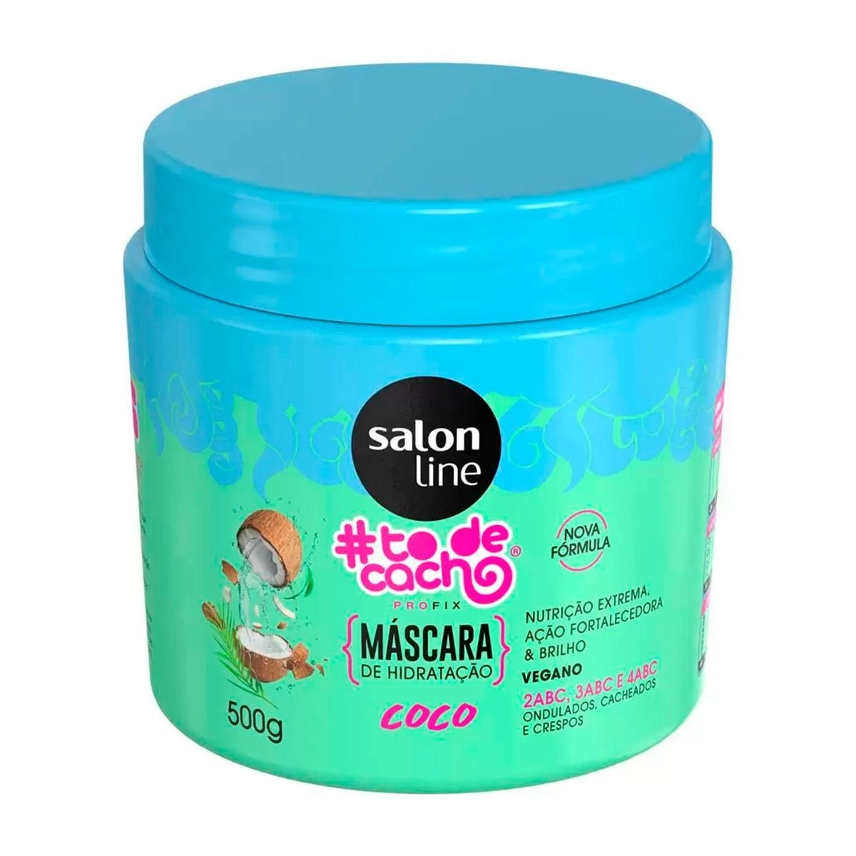 Máscara De Hidratação Capilar #todecacho Coco 500g Salon Line