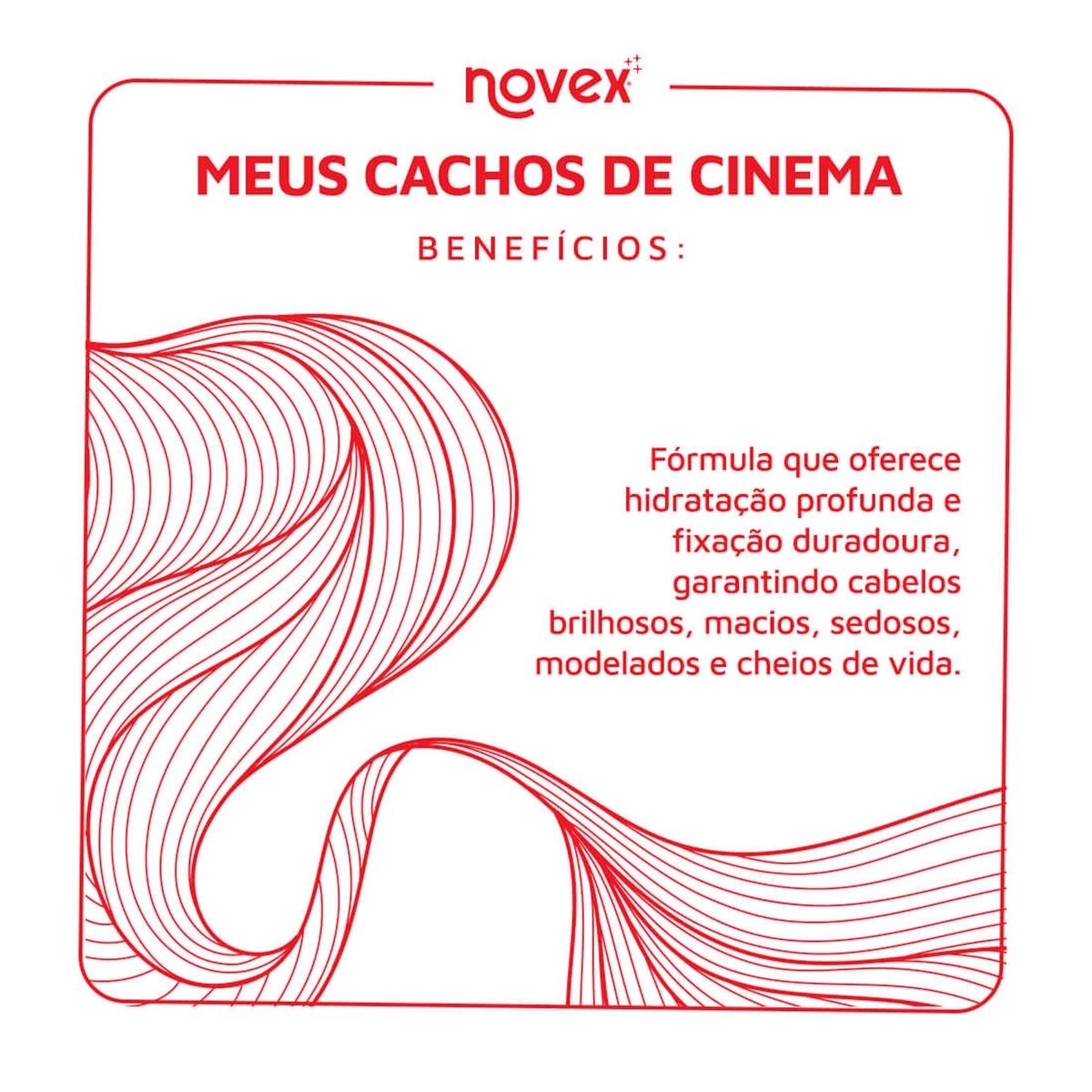 Creme para Pentear Novex Meus Cachos de Cinema 1KG