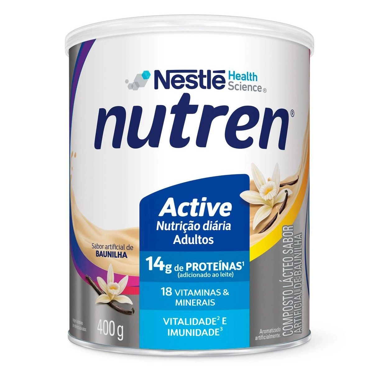 Complemento Alimentar Nutren Active Baunilha 400g