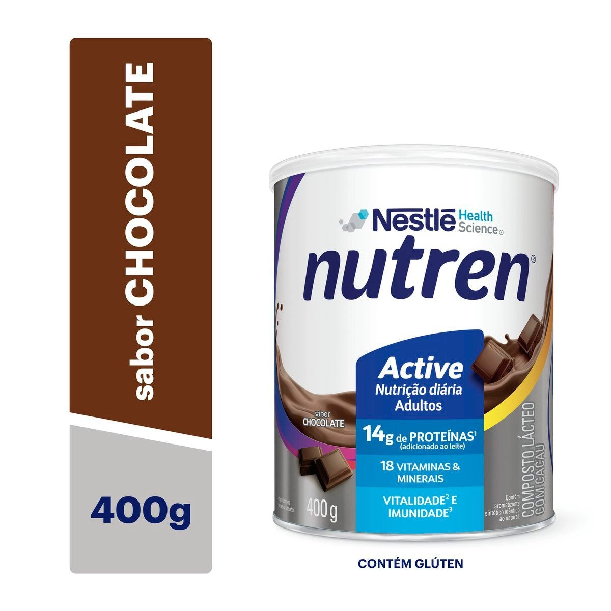 Complemento Alimentar Nutren Active Chocolate 400g