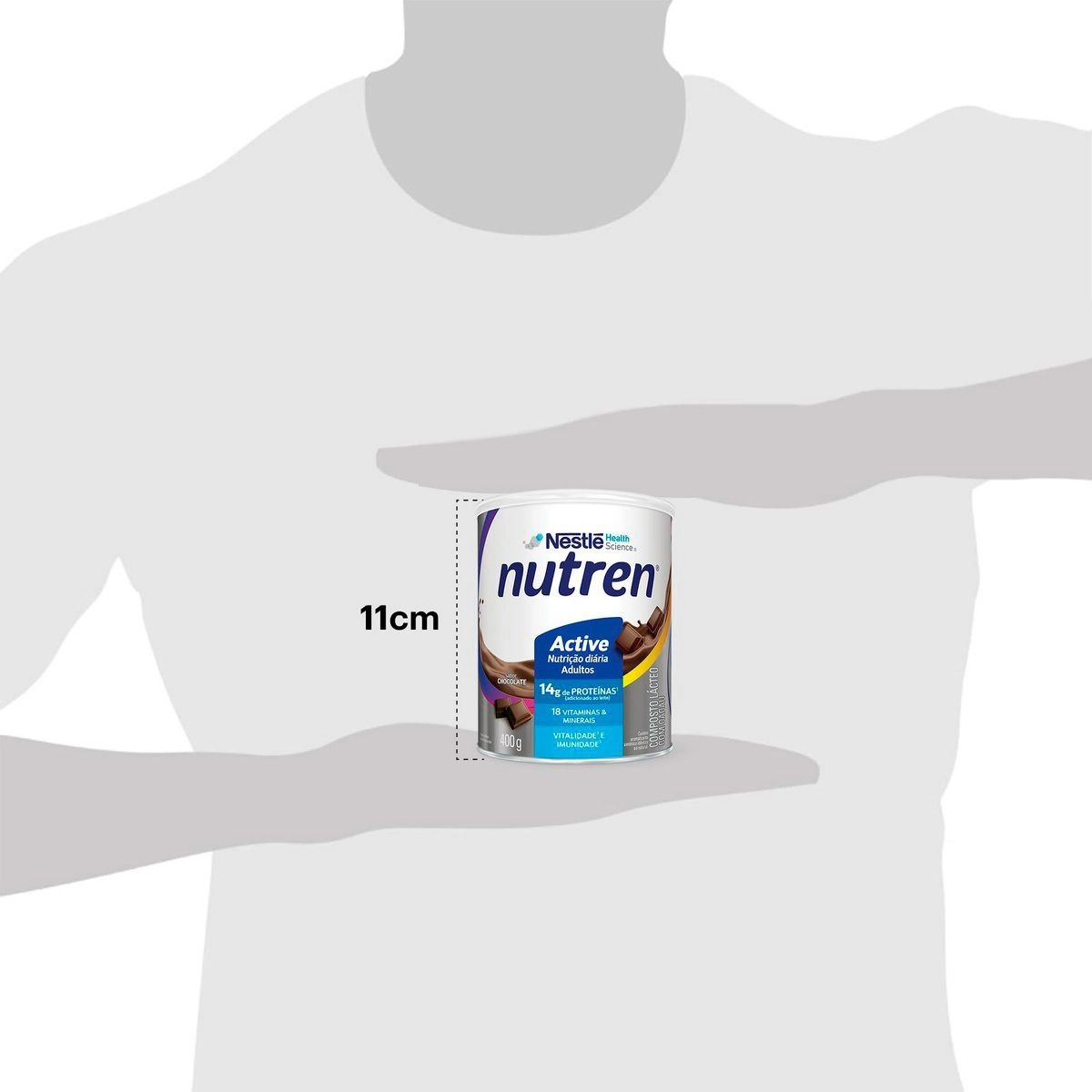 Complemento Alimentar Nutren Active Chocolate 400g