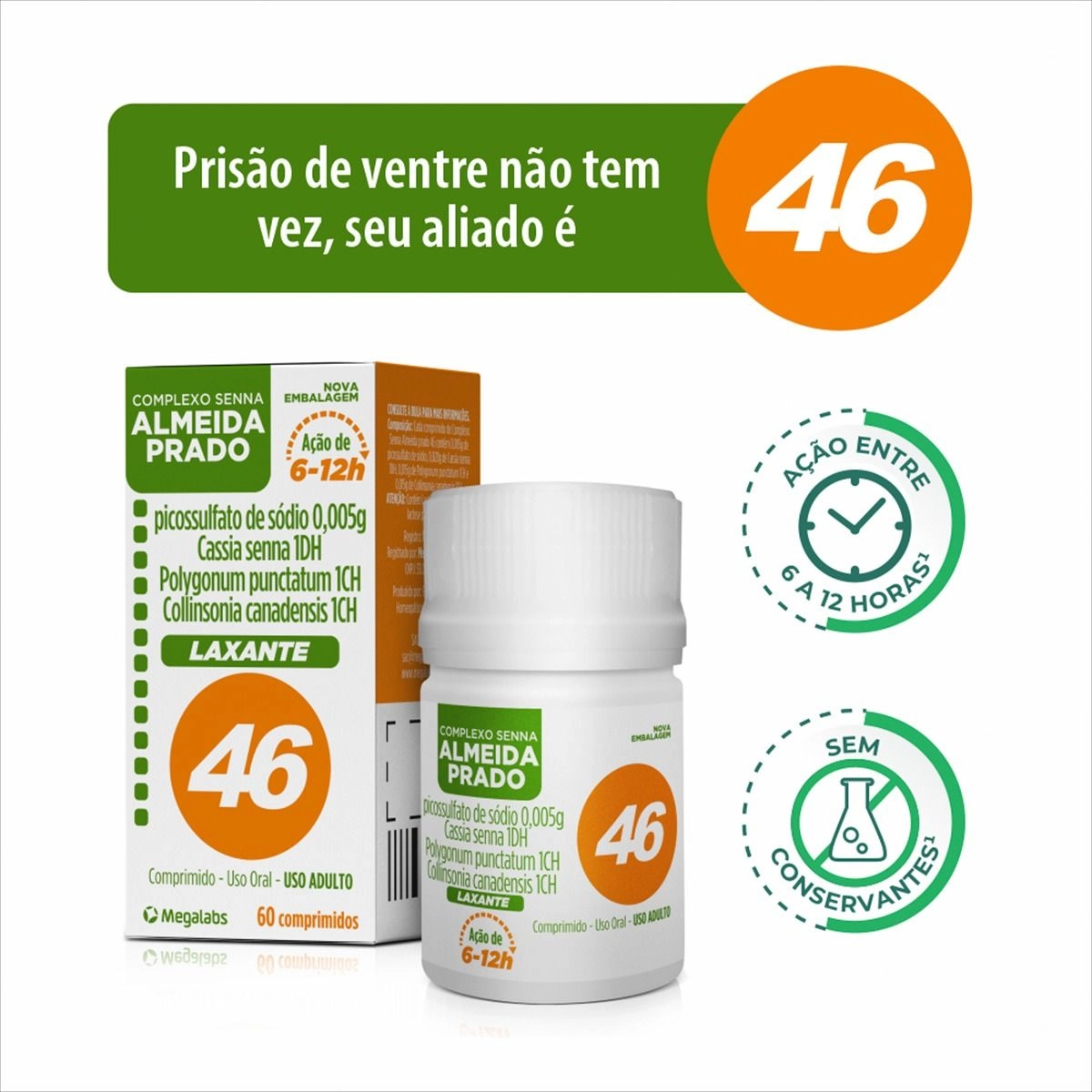 Complexo Almeida Prado N° 46 Com 60 Comprimidos