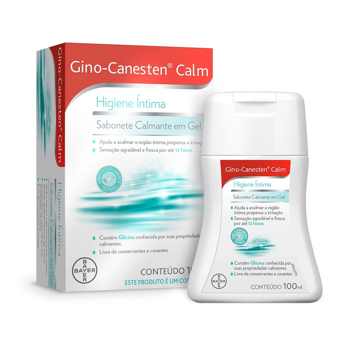 Gino-Canesten Calm Sabonete Íntimo em Gel para Coceira Vaginal 100ml Bayer