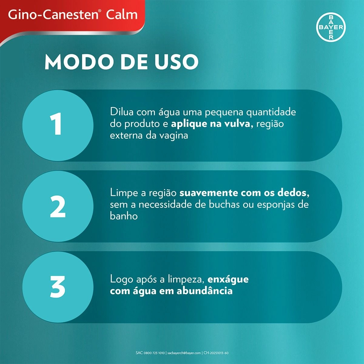 Gino-Canesten Calm Sabonete Íntimo em Gel para Coceira Vaginal 100ml Bayer