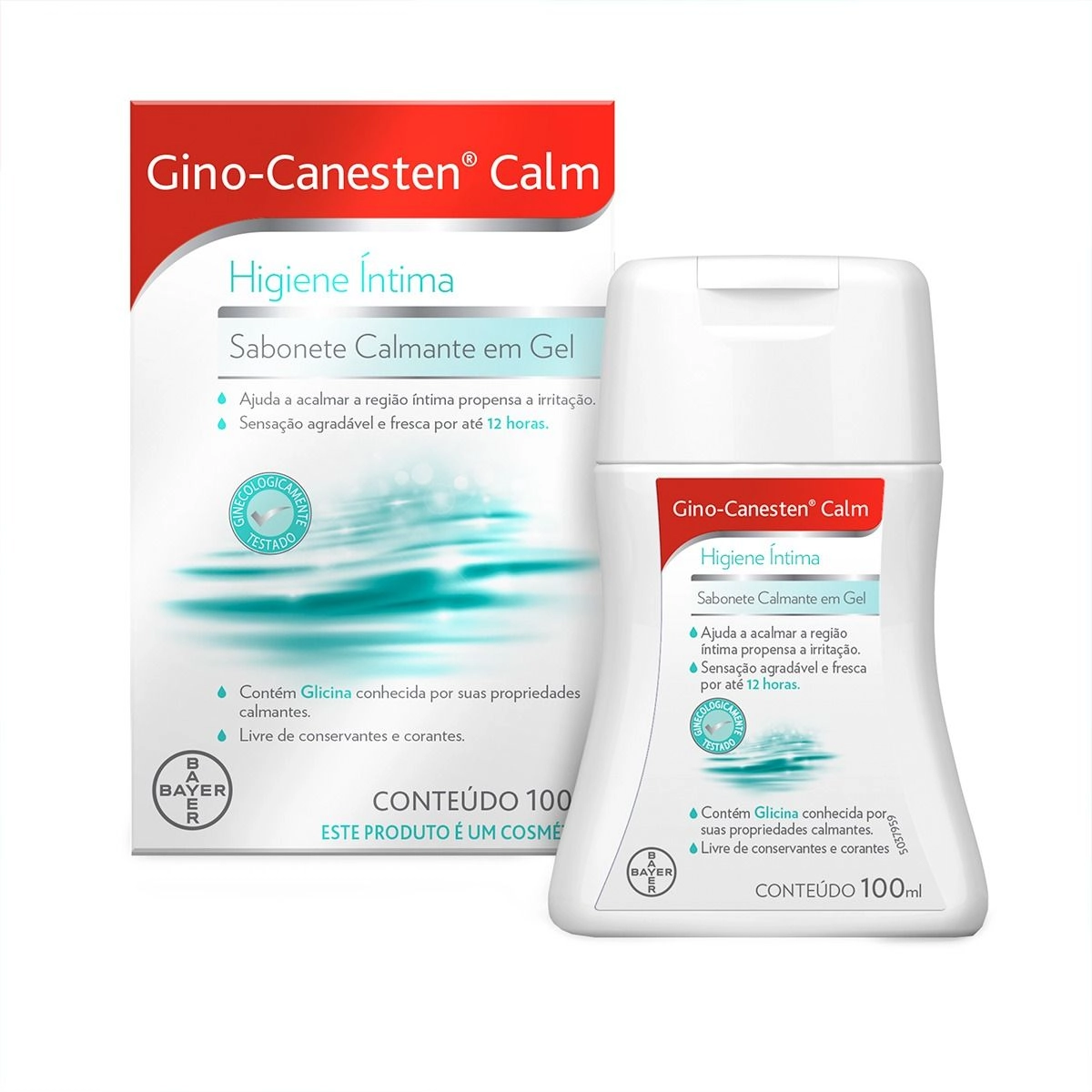 Gino-Canesten Calm Sabonete Íntimo em Gel para Coceira Vaginal 100ml Bayer