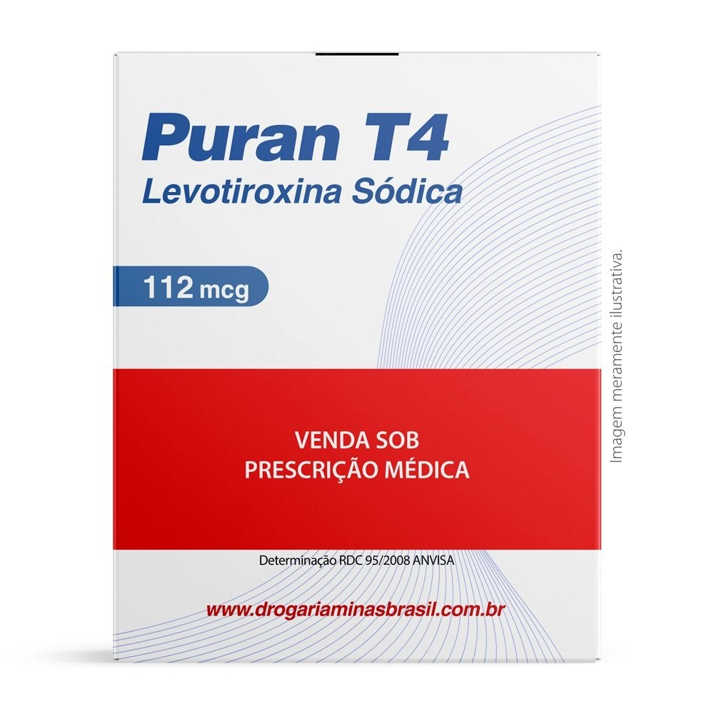 Puran T4 112 Mcg C/ 30 Comprimidos