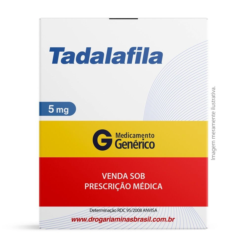 Tadalafila 5Mg Com 30 Comprimidos Genérico Medley
