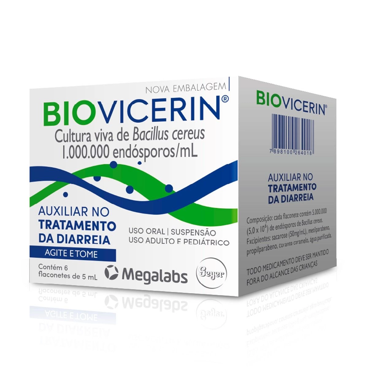 Biovicerin Com 06 Flaconetes De 5Ml