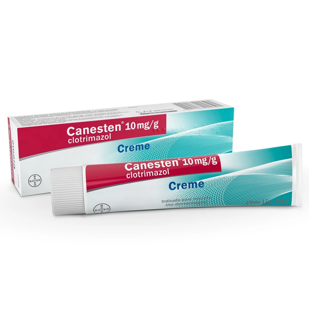 Creme Para Tratamento de Micoses e Frieira Canesten Com 20g Bayer
