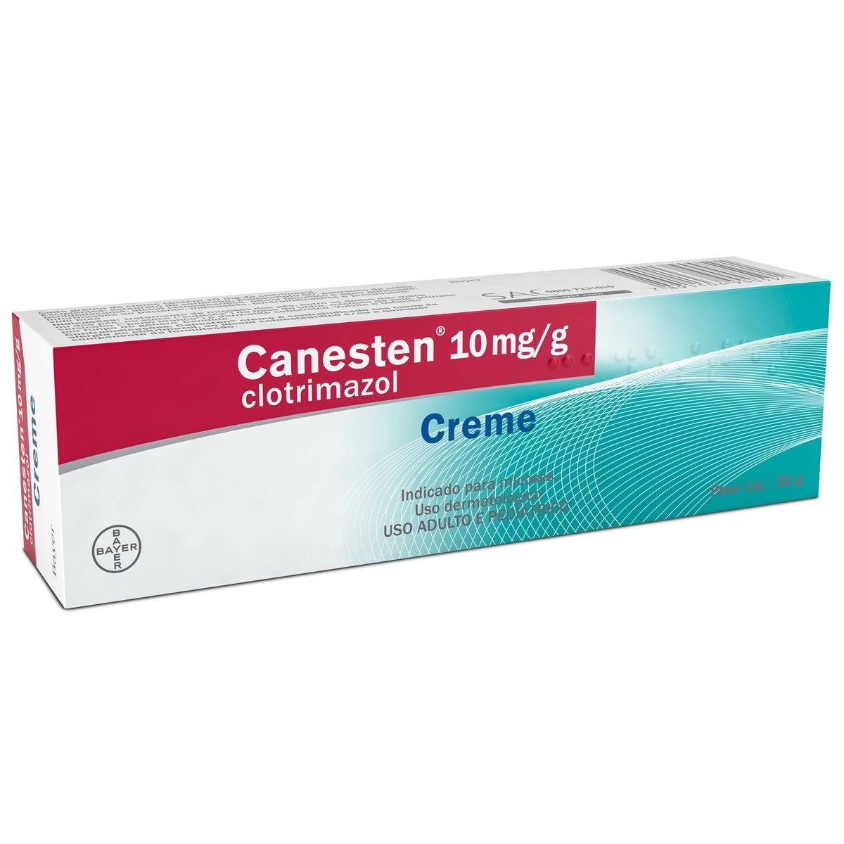 Creme Para Tratamento de Micoses e Frieira Canesten Com 20g Bayer