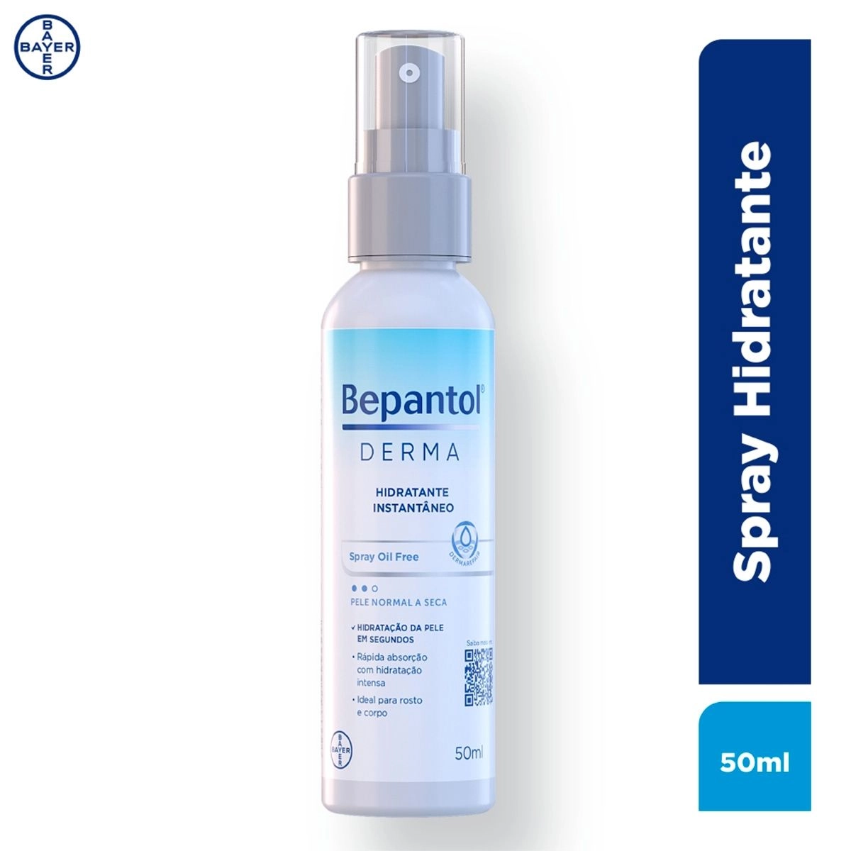 Bepantol Derma Spray Hidratante Instantâneo Com 50ml Bayer