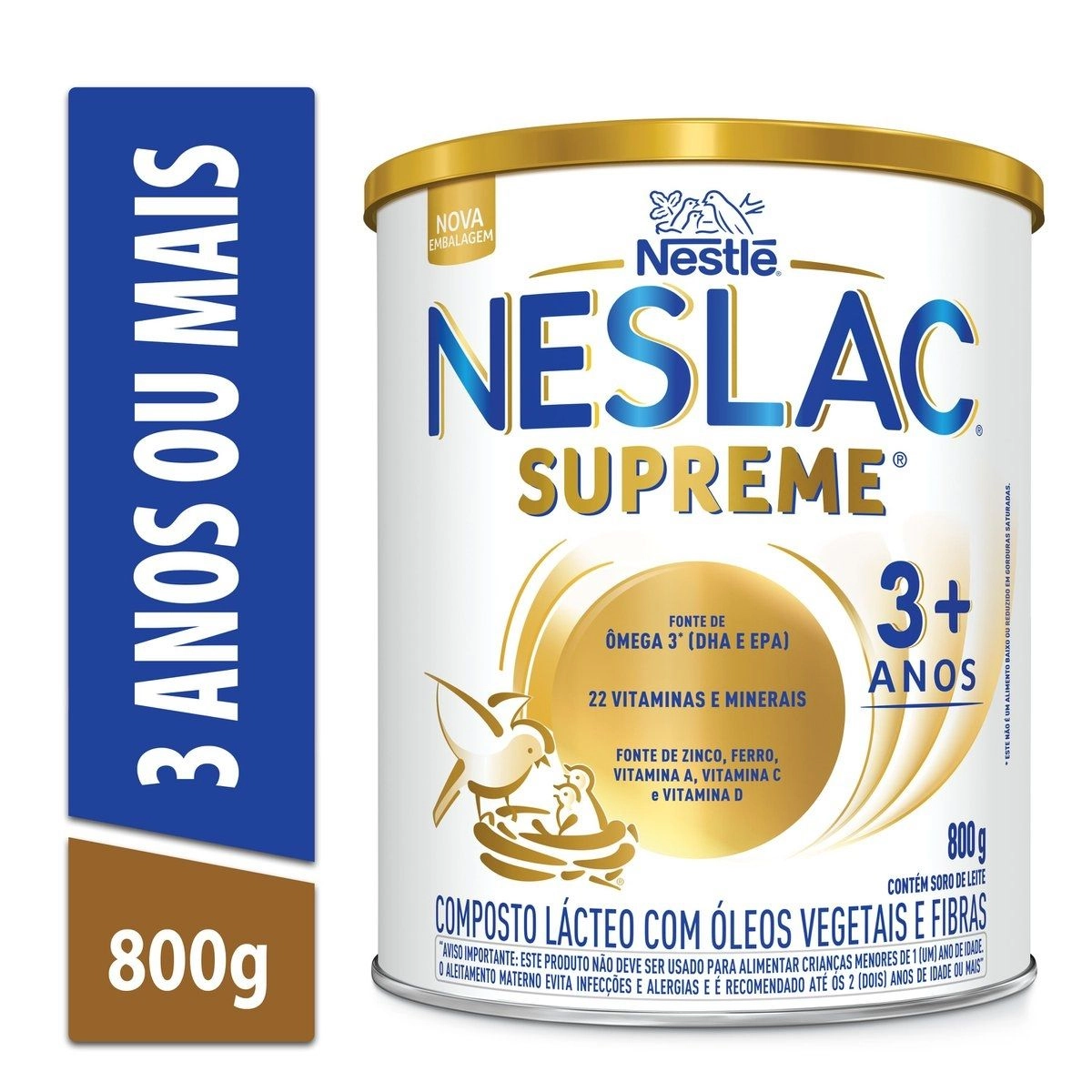 Composto Lácteo Neslac Supreme 800g