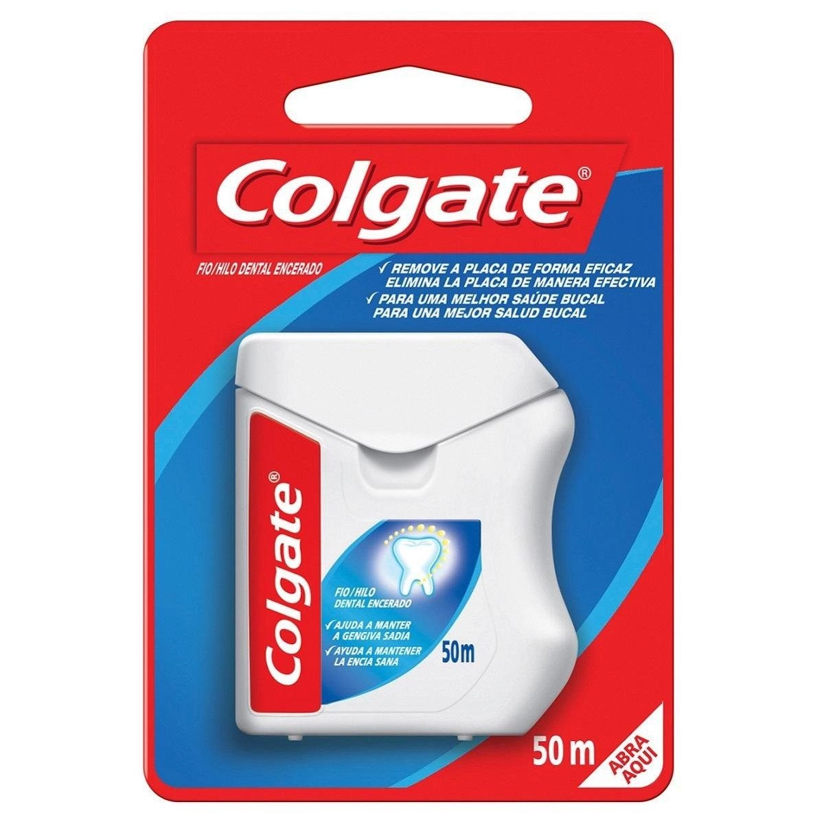 Fio Dental Colgate Encerado 50 Metros
