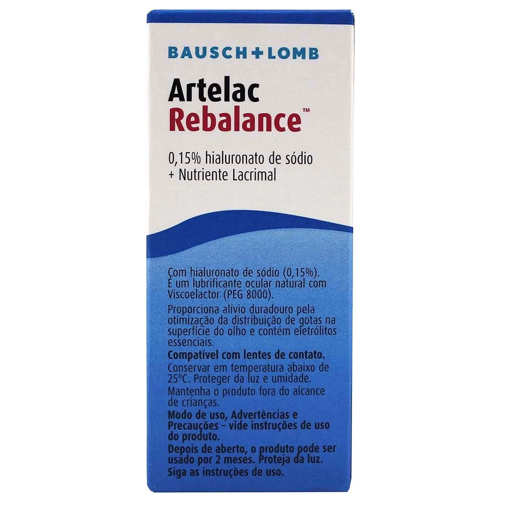 Solução Oftálmica Artelac Rebalance 10Ml