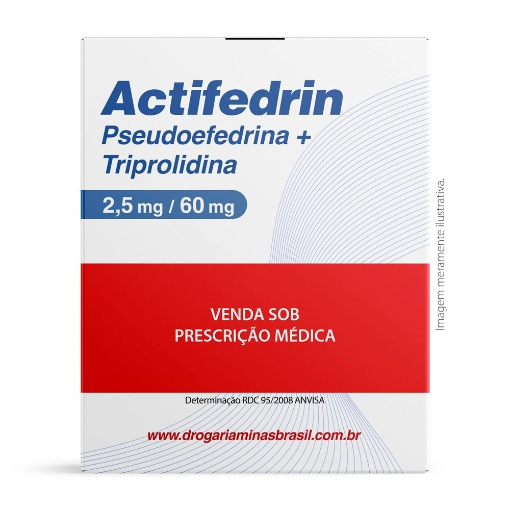 Actifedrin 2,5 Mg + 60 Mg C/ 20 Comprimidos
