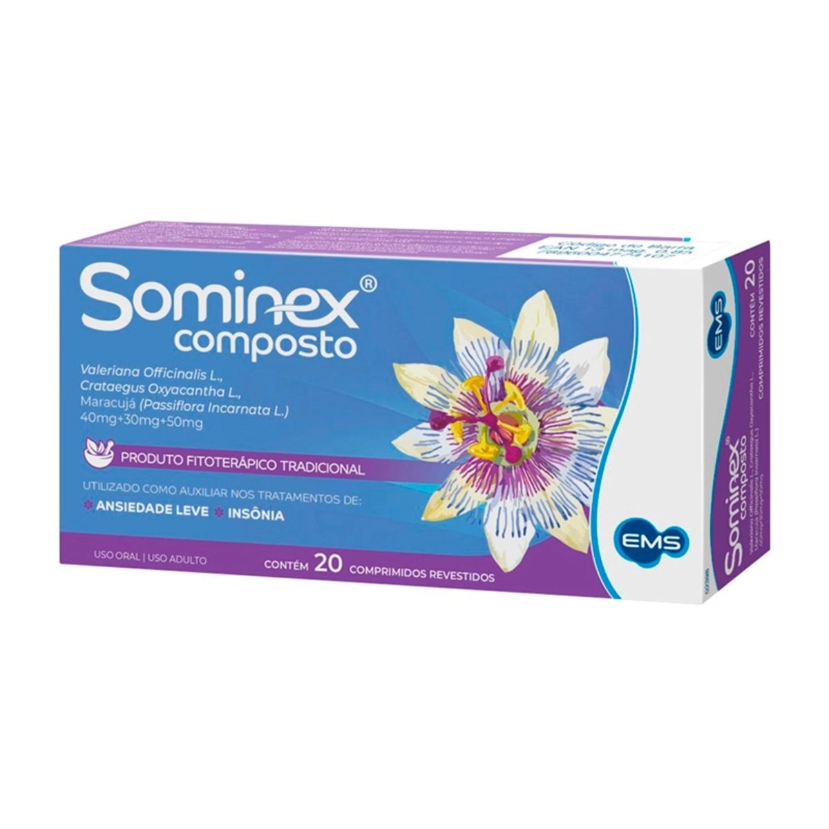 Sominex Com 20 Comprimidos