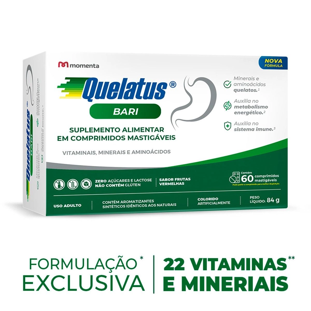 Quelatus Bari Com 60 Comprimidos