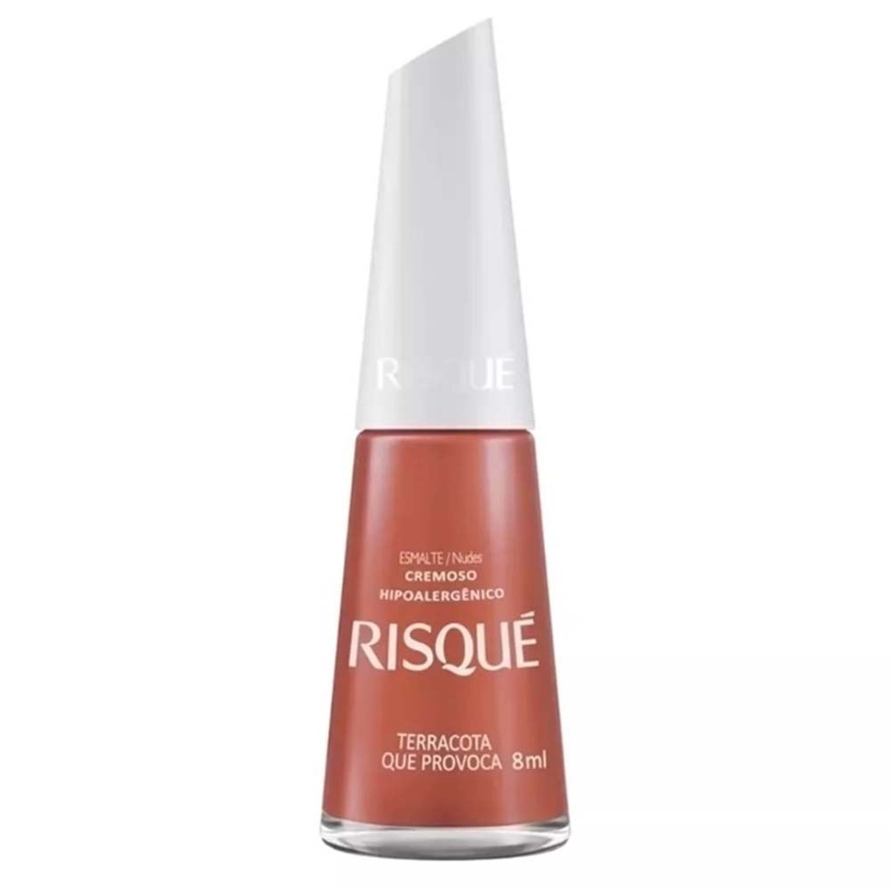 Esmalte Risque Cremoso Terracota Que Provoca 8Ml