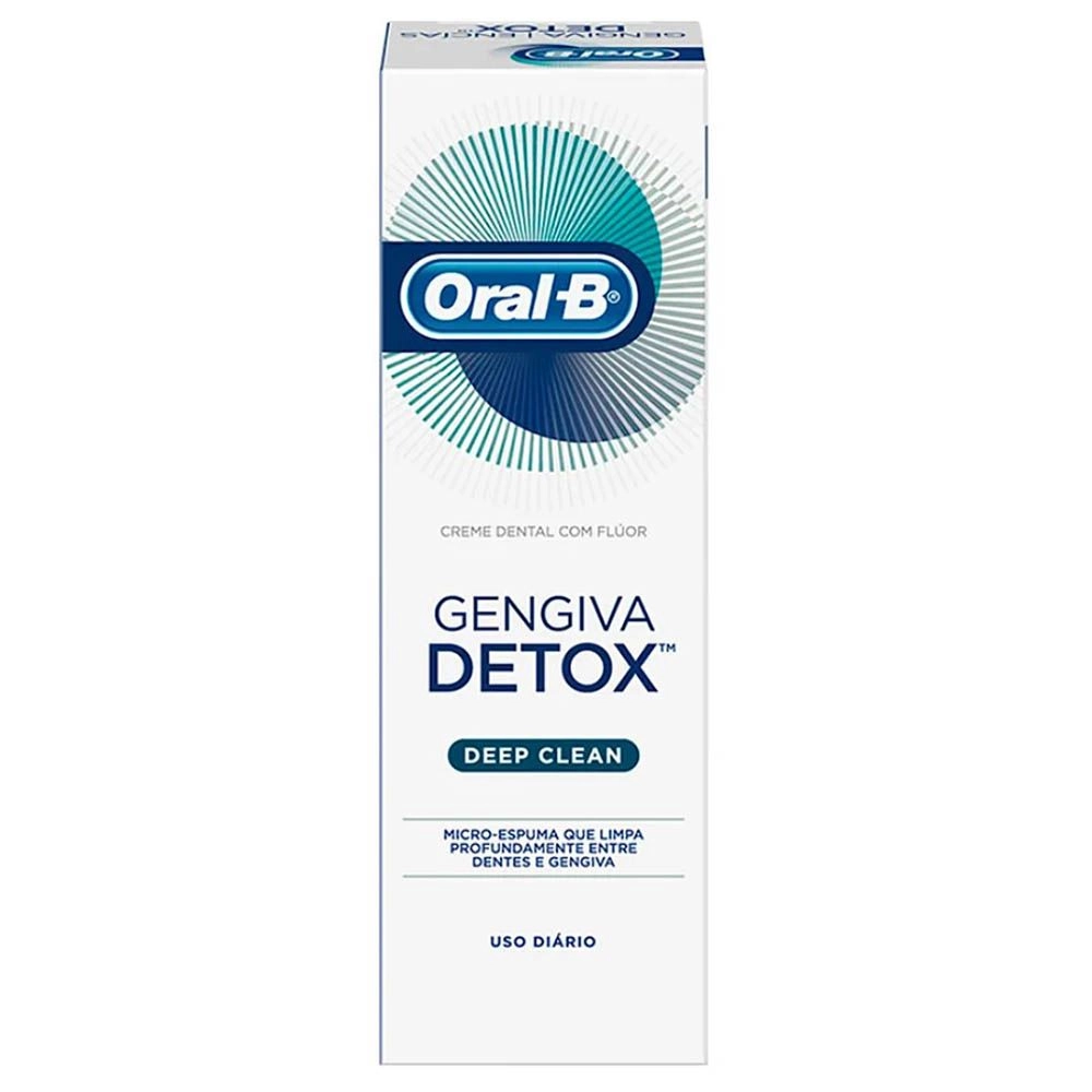 Creme Dental Oral-B Gengiva Detox Deep Clean 102G