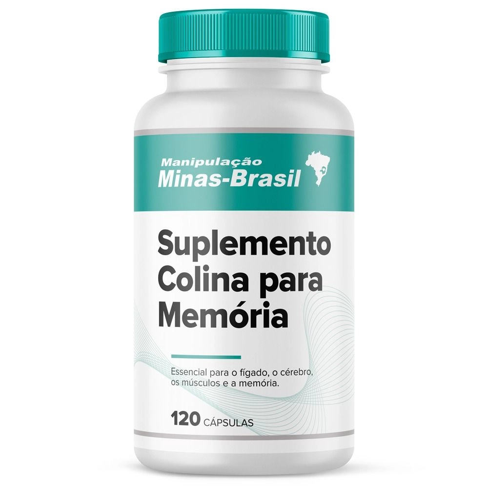 Suplemento Colina Para Memória 60 Cápsulas