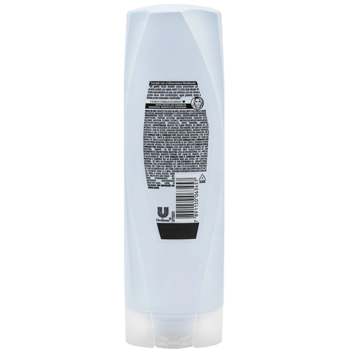 Condicionador By Niina Secrets Hidratação Micelar 325ml Seda