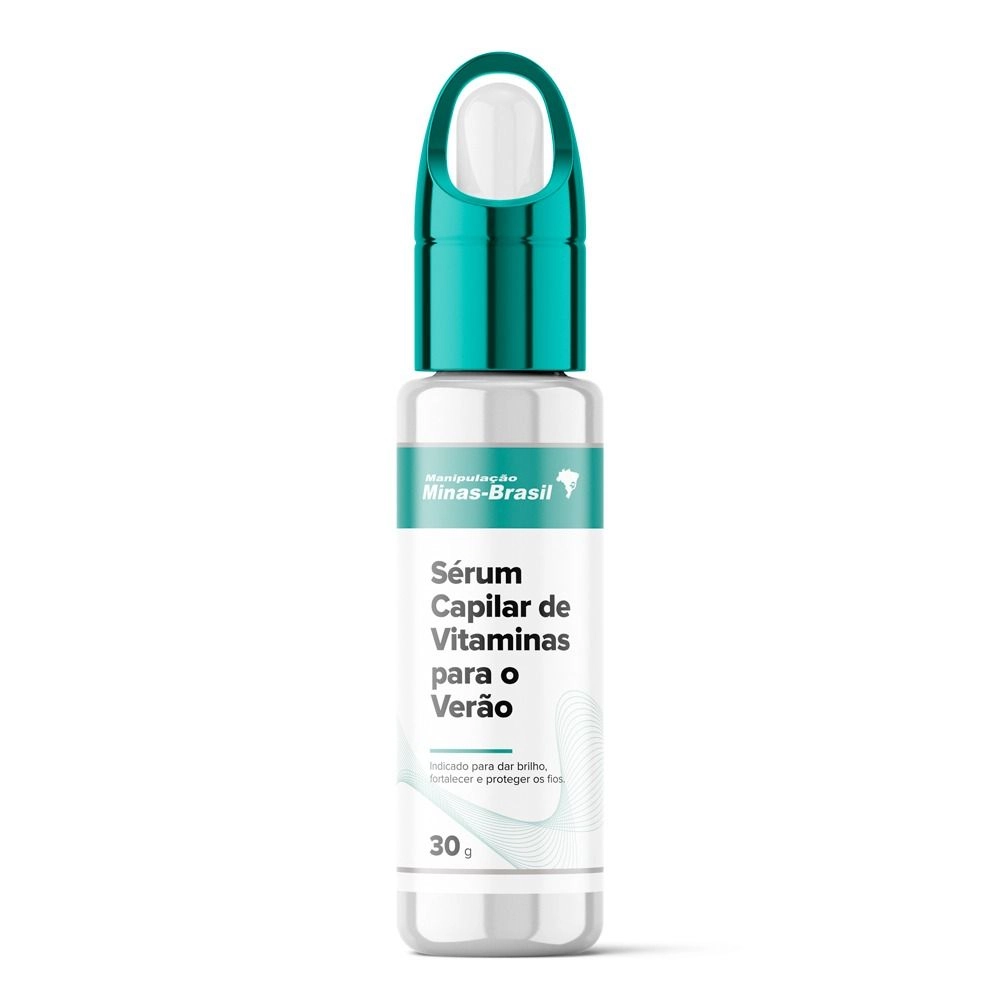 Sérum De Vitaminas Capilar Para O Verão 30ml
