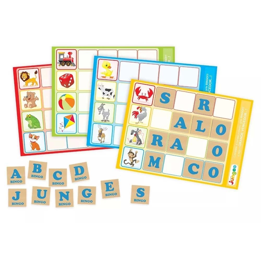 Bingo Letras Junges 90 Peças Ref-705