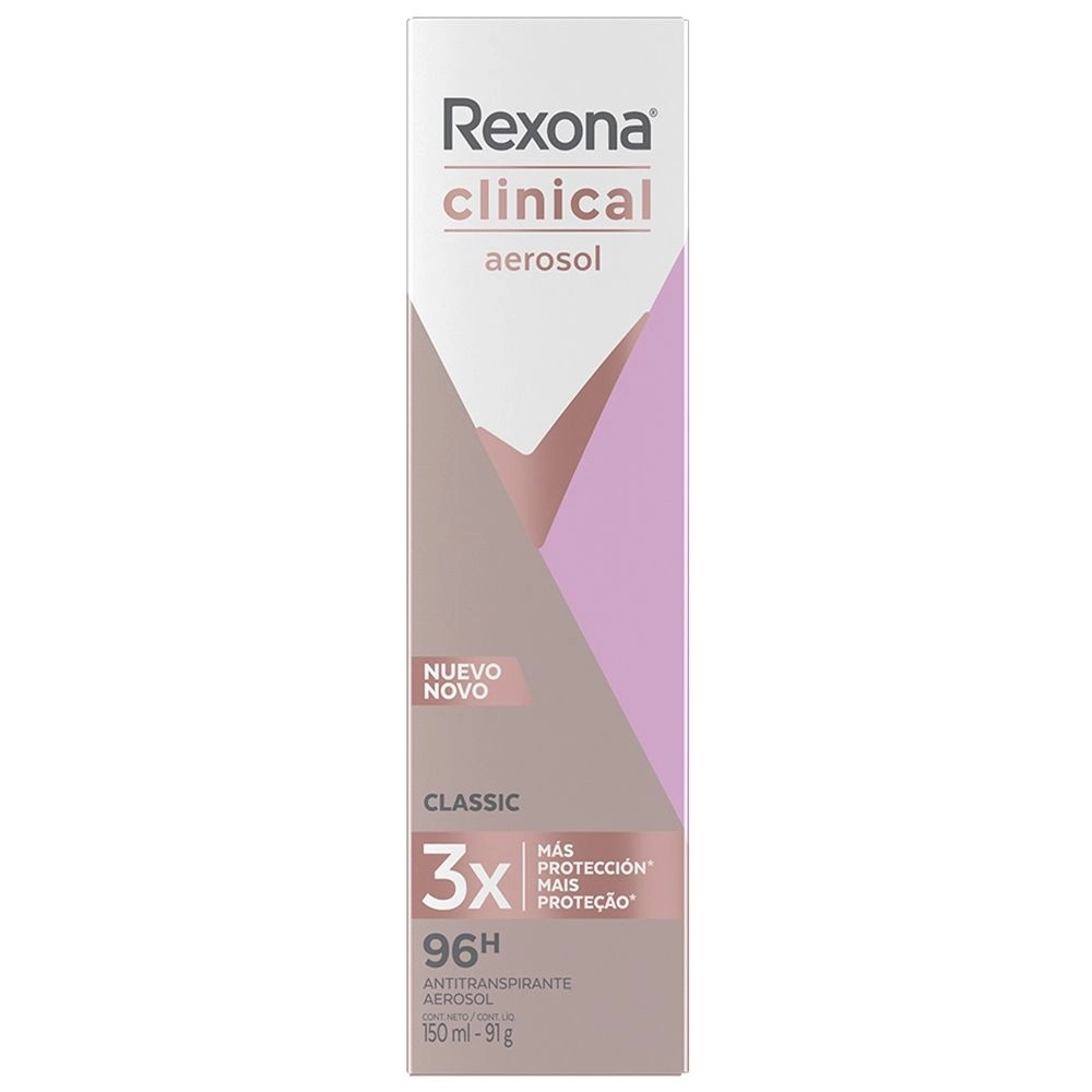 Desodorante Aerosol Rexona Clinical Classic 91g