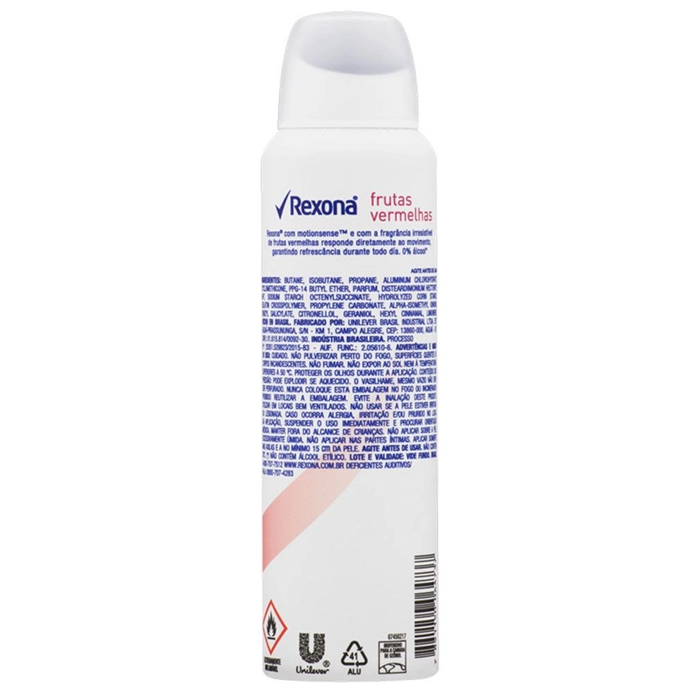 Desodorante Aerosol Rexona Frutas Vermelhas 90G