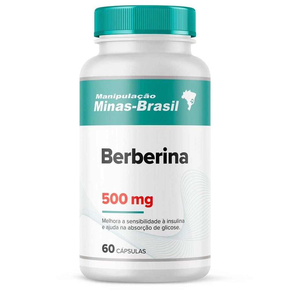 Berberina 500mg 60 Cápsulas