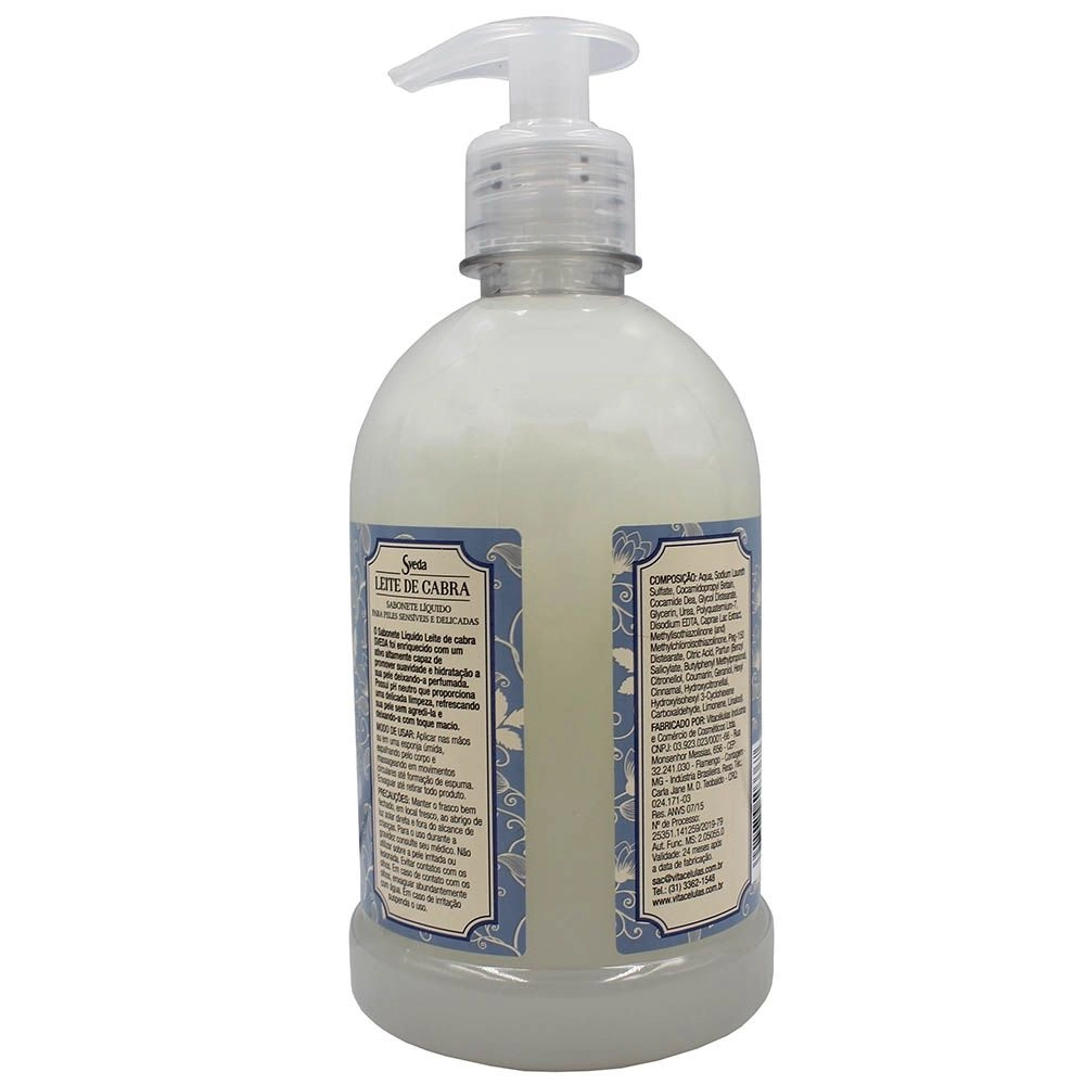 Sabonete Líquido Leite de Cabra 500ml Sveda