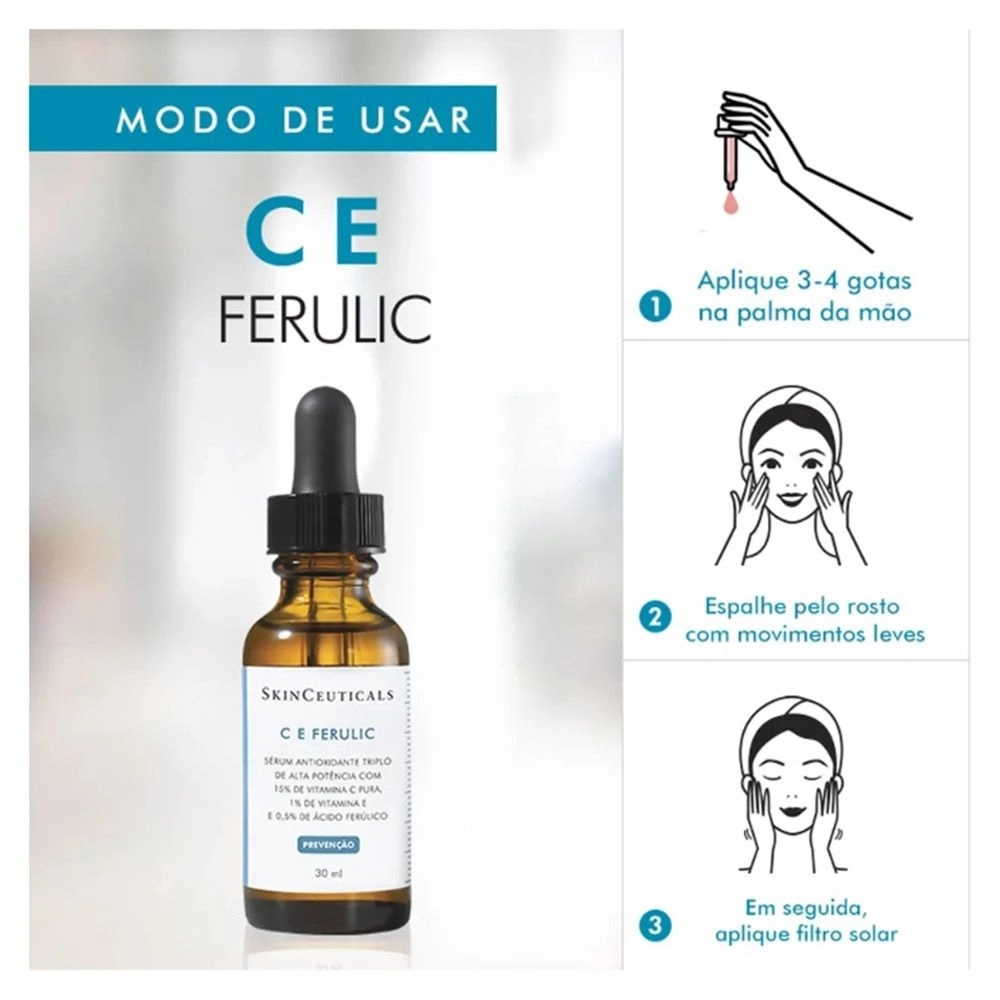 Sérum C e Ferulic Skinceuticals 30Ml