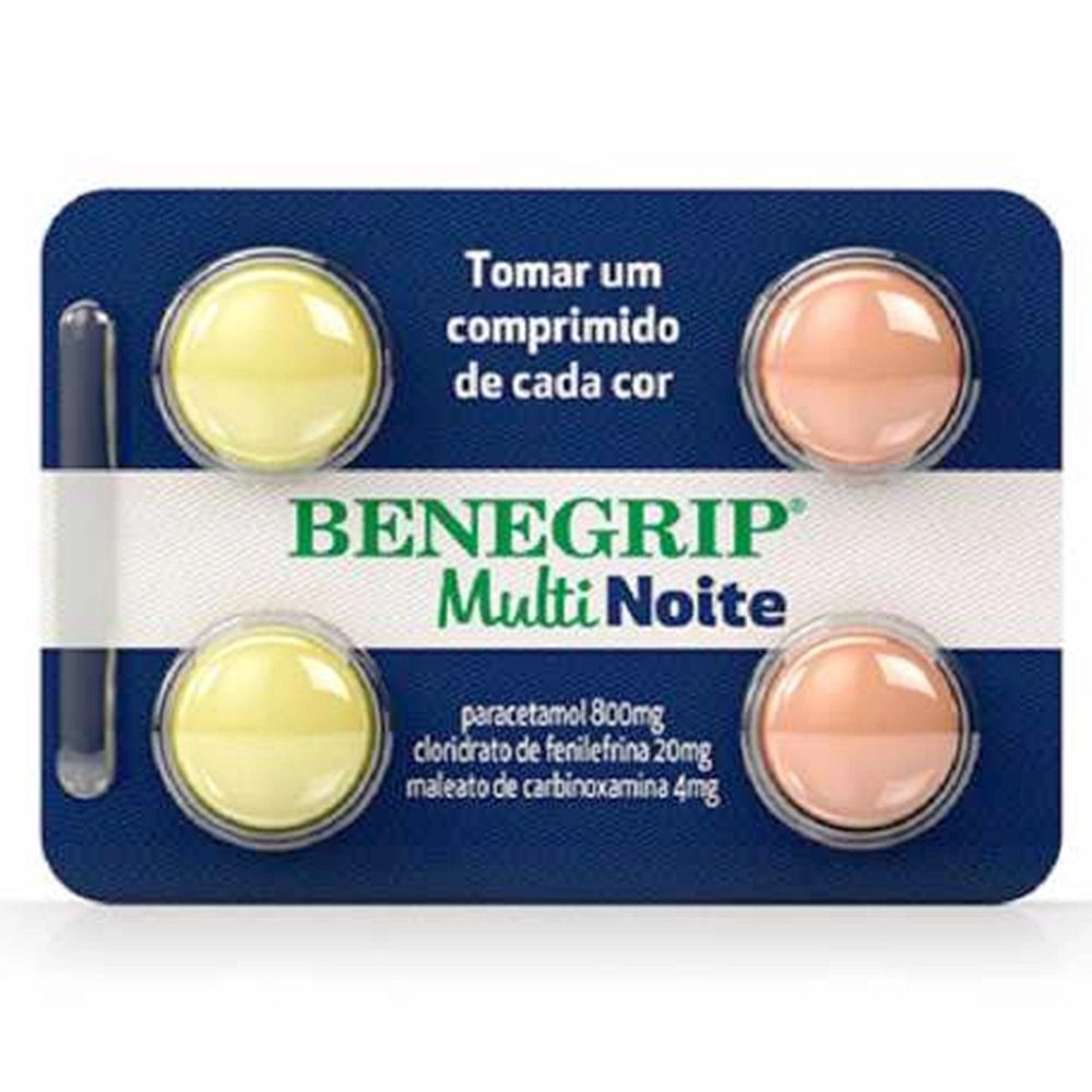 Benegrip Multi Noite 20 Comprimidos