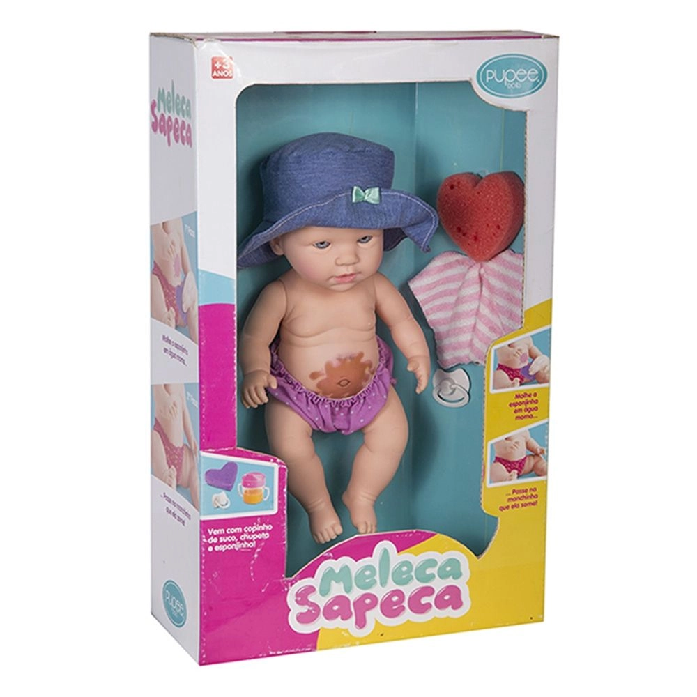 Boneca Meleca Sapeca Pupee Ref:1053