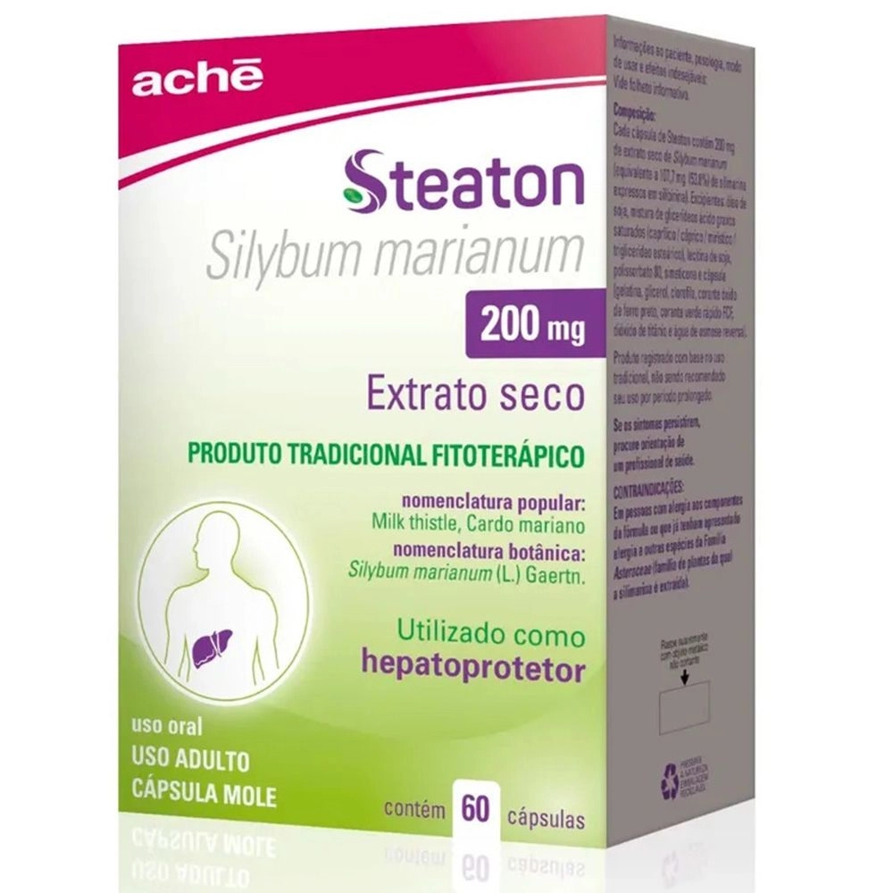 Steaton 200Mg Com 60 Cápsulas