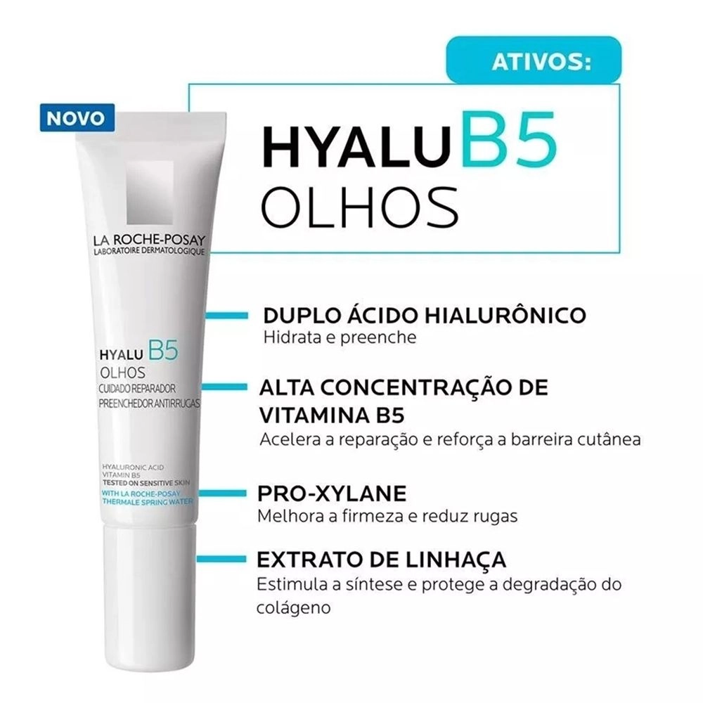 Hyalu B5 Olhos La Roche-Posay 15Ml