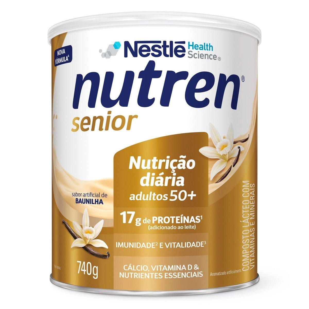Complemento Alimentar Nutren Senior Baunilha 740g