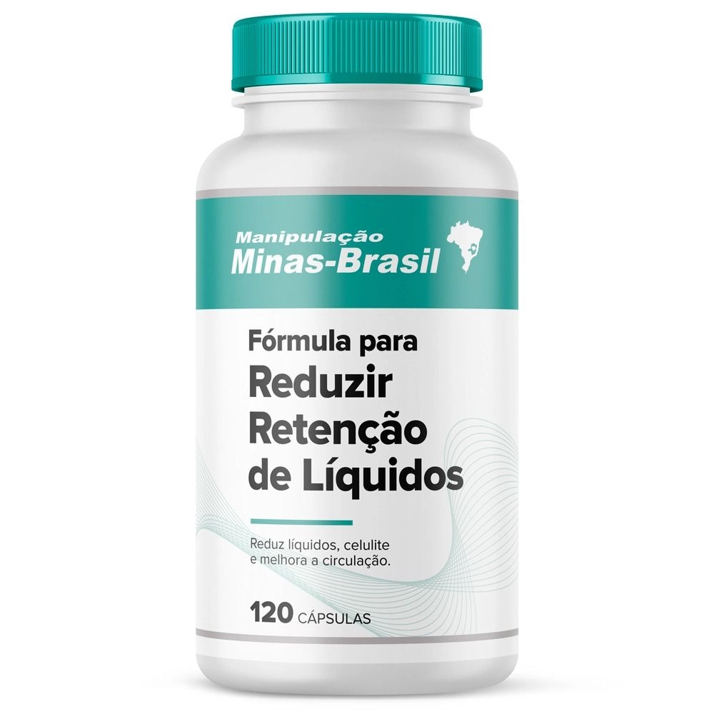 Fórmula para Reduzir Retenção de Líquidos com 120 Cápsulas