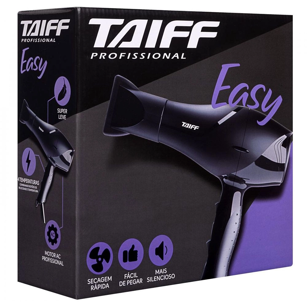 Secador de Cabelos Taiff Easy 1700W 127V