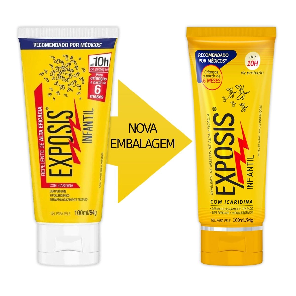 Repelente Infantil Exposis Gel 100Ml