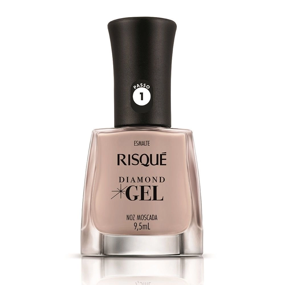 Esmalte Risqué Diamond Gel Noz Moscada 9,5Ml