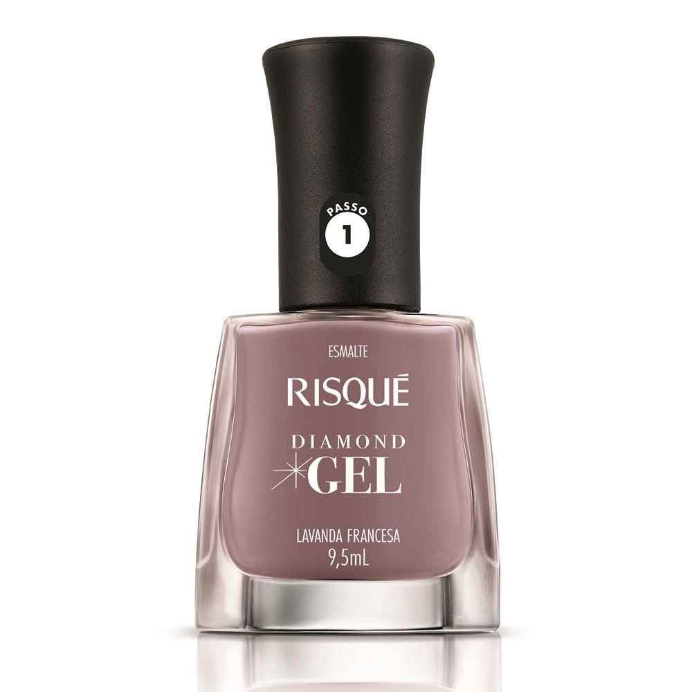 Esmalte Risqué Diamond Gel Lavanda Francesa 9,5Ml