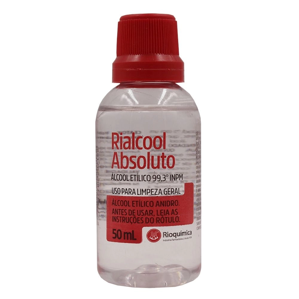 Álcool Absoluto 99,3º Rioquímica Com 50ML