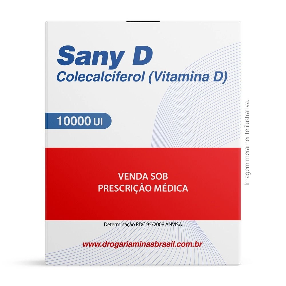 Sany D 10.000ui com 4 comprimidos Aché