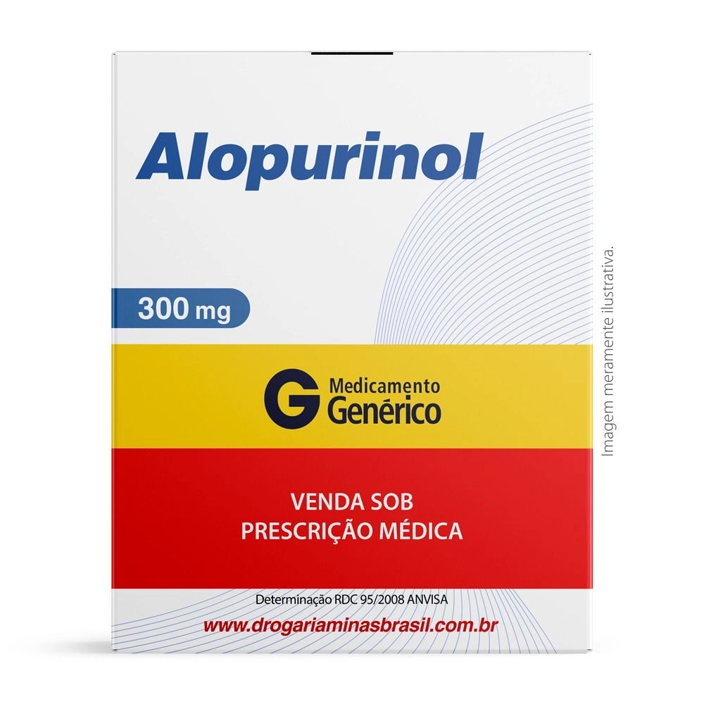 Alopurinol 300mg 30 Comprimidos