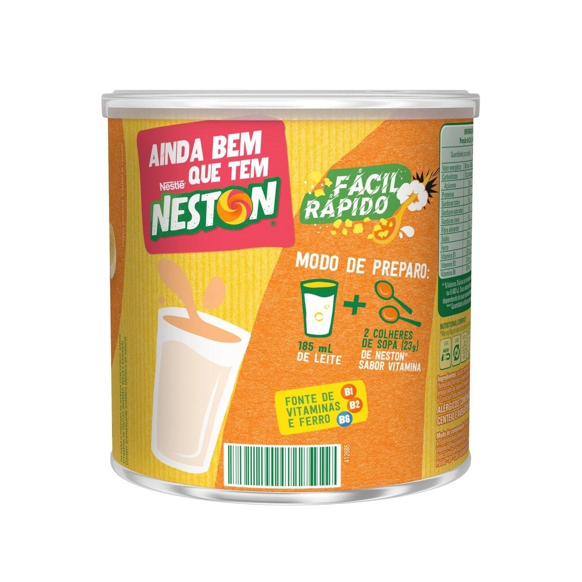 Cereal Neston Vitamina Maçã, Banana e Mamão 400g