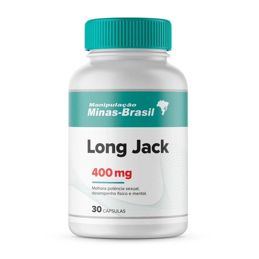 Long Jack 400mg (Hormonal Masculina) 30 Cápsulas