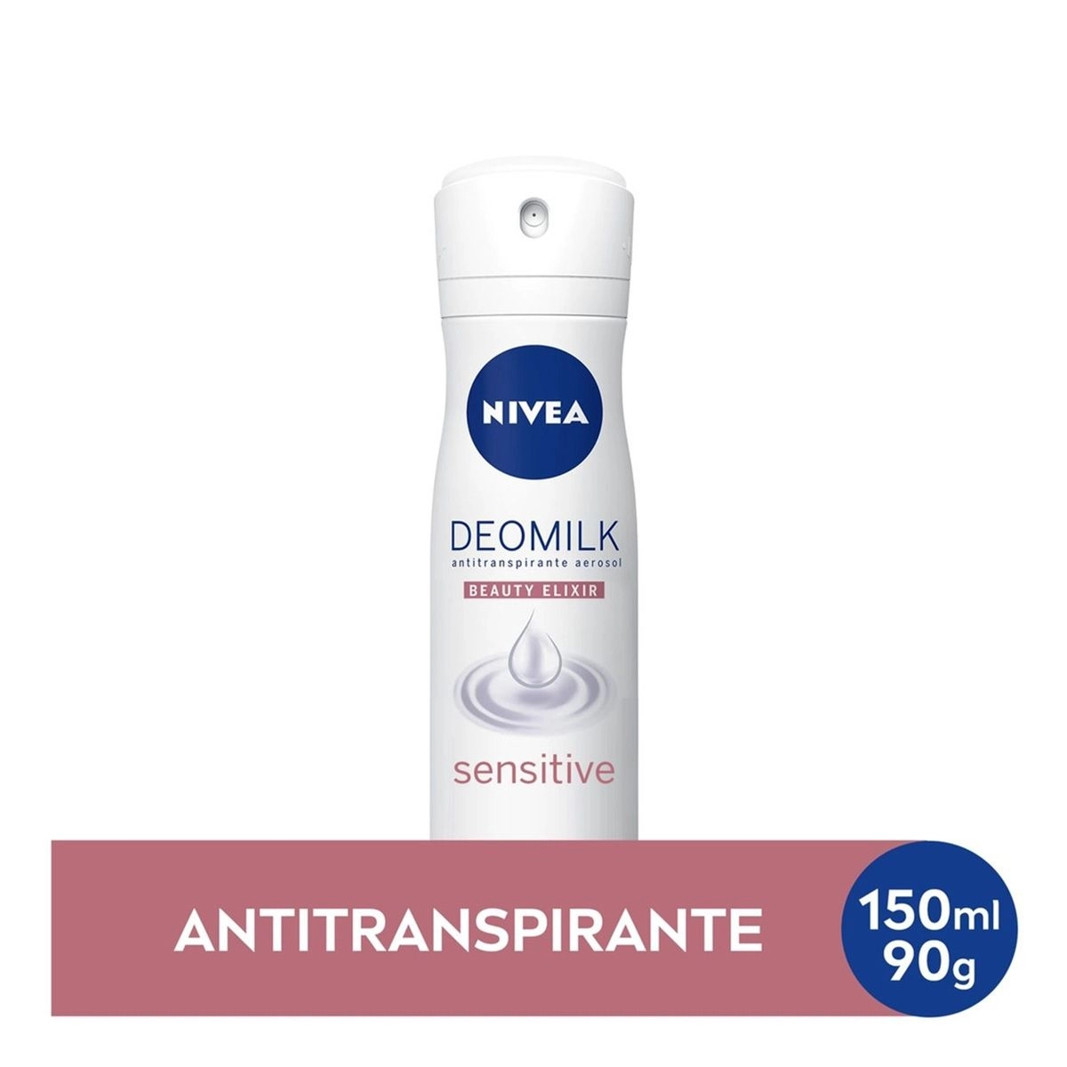 Desodorante Aerosol Nivea Deomilk Beauty Elixir Sensitive 150ml