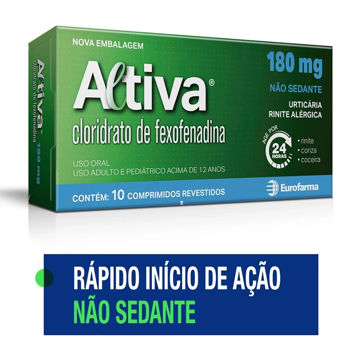 Altiva 180mg 10 Comprimidos