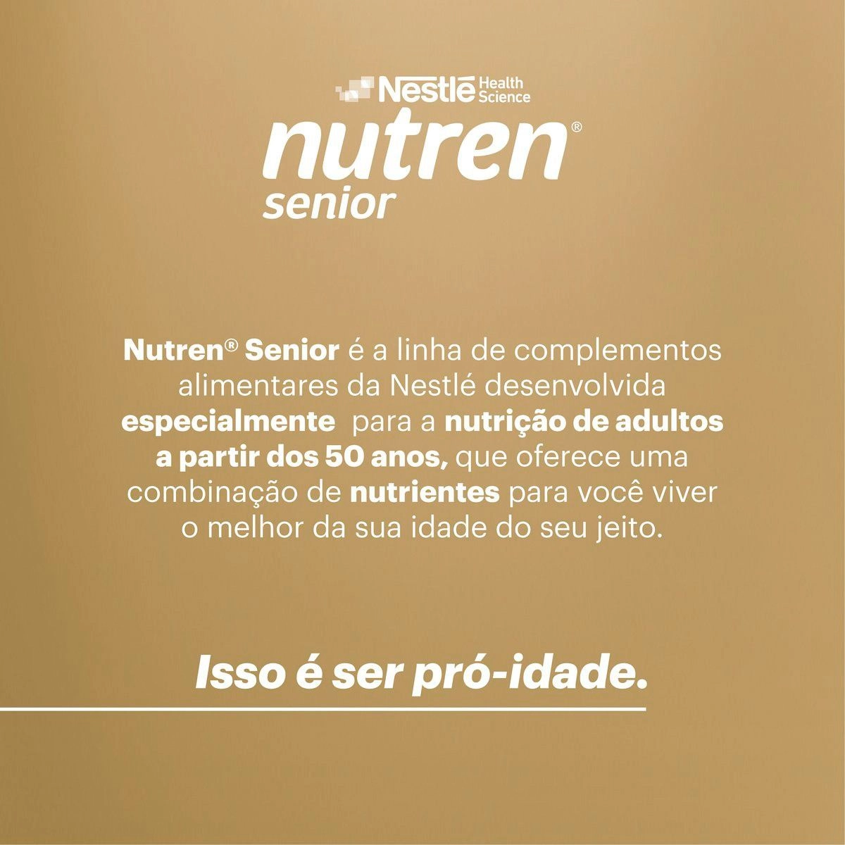 Complemento Alimentar Nutren Senior Chocolate 740g